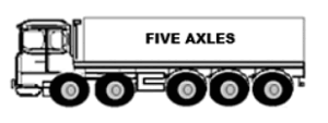 5 شاحنة المحور