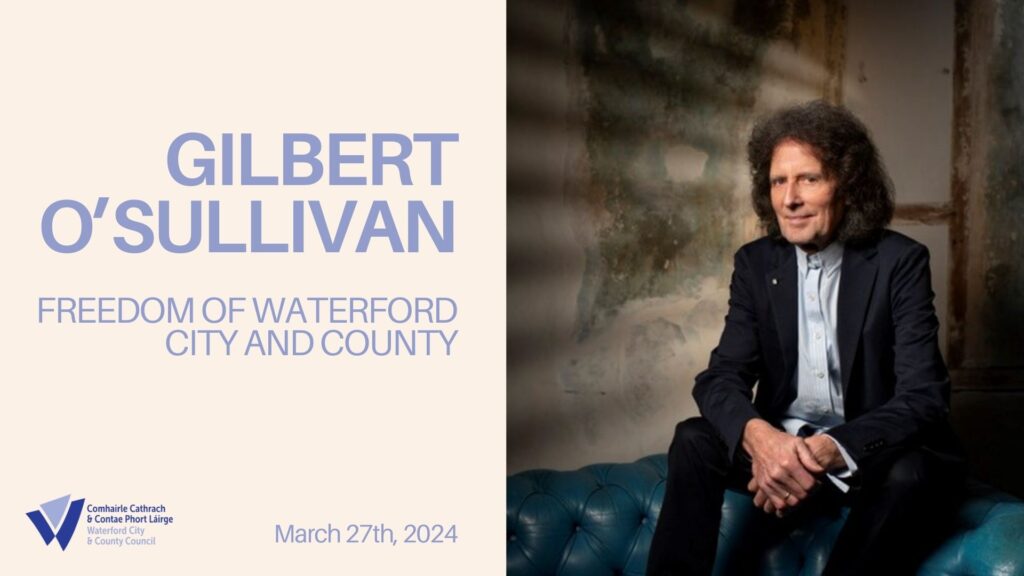 Liberté de Waterford - Gilbert O'Sullivan