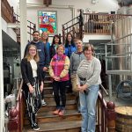 Left side ascending: Orna Holohan Tourism Officer Waterford City & County Council, Donnchadh Mulcahy MCG Kayaks, Mealla Fahey Lismore Heritage Centre, Centre ascending: Grainne Moynihan St Declan’s Way, Silvia Torresi Blackwater Distillery Right Side ascending: Caroline Senior Blackwater Distillery, Noel Crowley Blackwater Valley Fishery, Caroline Fletcher Ballyin House