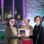 Joanne Rothwell, Archivist and Máire Seó Breathnach, Irish Officer, both from Waterford City and County Council, pictured with Councillor Niamh O'Donovan, representing the Mayor of Waterford City & County, at the Cuisle Ceoil Concert in St. Paul's Church, Ardmore