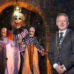 Cllr. Jason Murphy officially launching this year’s Spooky Tunnel on Waterford Greenway