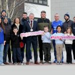 Mayor of Waterford City and County, Cllr. Jason Murphy is pictured at the launch of Playful Communities 2025 outside the Educate Together School in Carrickphierish on Friday last, also pictured were pupils from Educate Together, Patrick Pender, Principal Educate Together; Jade Kinsella, Ready Steady Play; Dylan White, Waterford City and County Council (WCCC); Cian Gill, Climate Action Team, WCCC; Stephen Whelan, Waterford Area Partnership; Fiona Spinks and Davin Power, Waterford Community Safety Partnership; Lauren Walsh-Kett, Active Cities Officer, WSP, Ger Mulhall, Eoin Morrissey, Waterford Healthy City & County Coordinator & Ovi Matiut, Community Officer, WCCC.