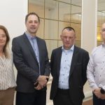 Helena Dennehy, Waterford City and County Council; James Mernin, Red Hat; Ivan Grimes, Waterford City and County Council and Mark Hennessy, Bausch+Lomb