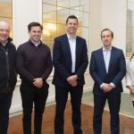 John Kent, Kent Homes; Noel Frisby, Frisby Homes; Keith Williams, SETU; David Quinn, Waterford City and County Council and Geraldine Kent, Kent Homes