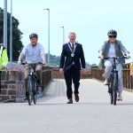 Mick Fanning, Waterford Ambulance Service; Paul Johnston, Senior Engineer WCCC; Mayor of Waterford City and County Cllr. Jason Murphy;  Eilish McDonagh, Senior RSA Officer & Thomas Connell, Safe Routes to School Programme