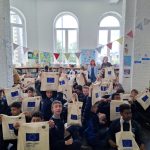 6th class students from Mount Sion visited Europe Direct Waterford at Central Library.