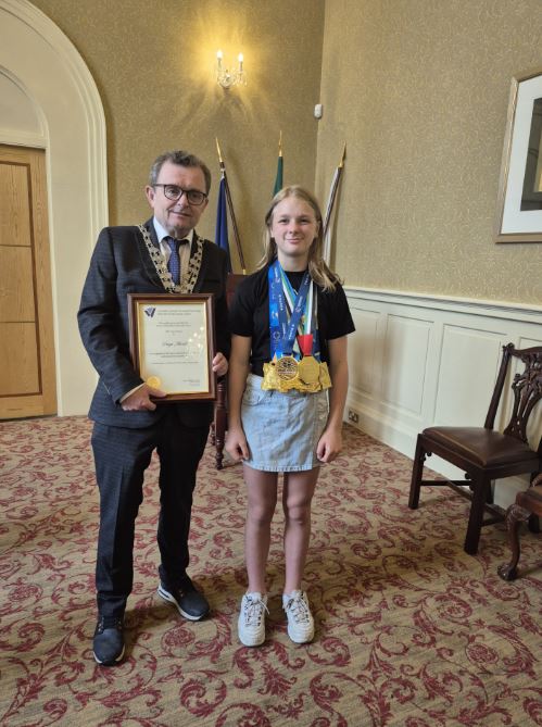Freya Marsh Honoured at City Hall Following World Title Win